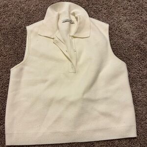 Abercrombie & Fitch Cream Tank Top